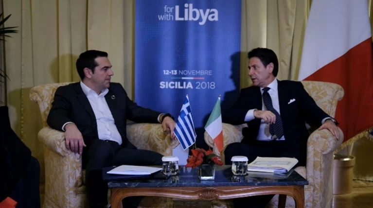 Τι συζήτησε ο Τσίπρας με τον Ιταλό πρωθυπουργό στο Παλέρμο