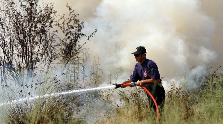 Τρίκαλα: Σε εξέλιξη η πυρκαγιά στην περιοχή Λογγιές