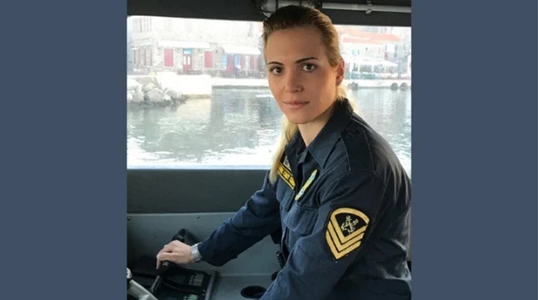 Η μόνη γυναίκα κυβερνήτης σκάφους του Λιμενικού στη Λέσβο