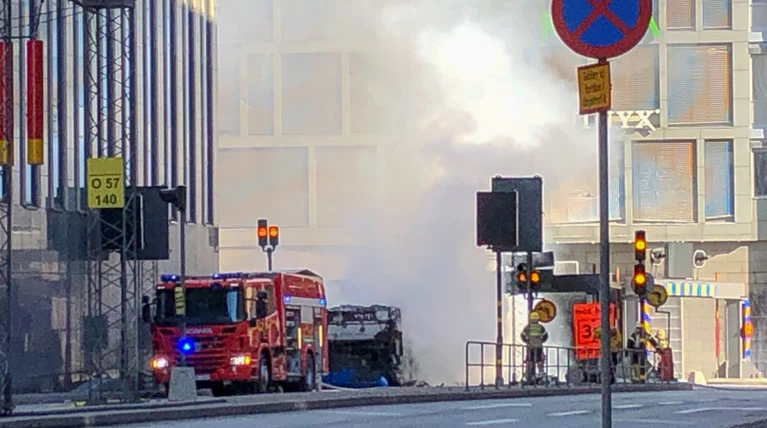 Εκρηξη σε λεωφορείο στο κέντρο της Στοκχόλμης