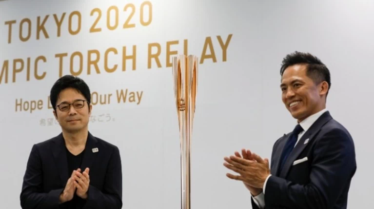 Παρουσιάστηκε η δάδα για τους Ολυμπιακούς Αγώνες του Τόκιο 2020