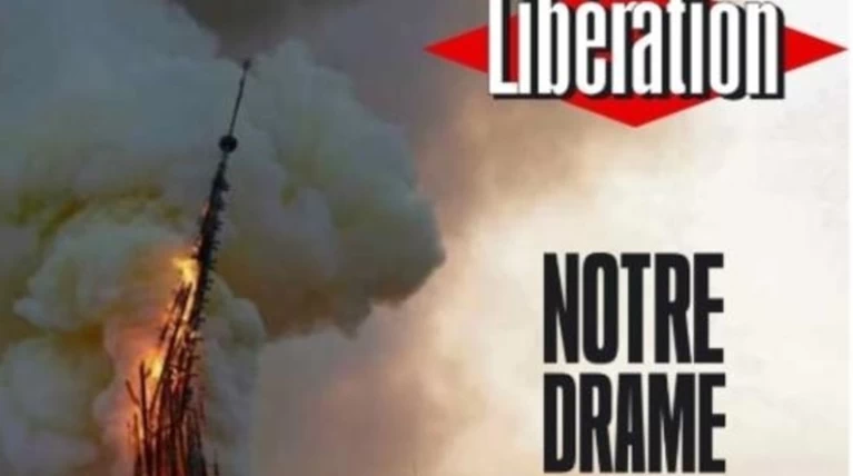 Το συγκλονιστικό πρωτοσέλιδο της Liberation: «Νotre Drame»