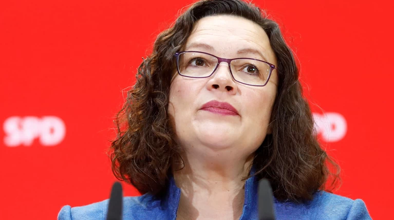 Παραιτήθηκε η πρόεδρος του SPD Aντρέα Νάλες - Ραγδαίες εξελίξεις