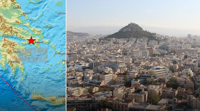 Ισχυρός σεισμός μεγέθους 5,1 Ρίχτερ ταρακούνησε την Αθήνα