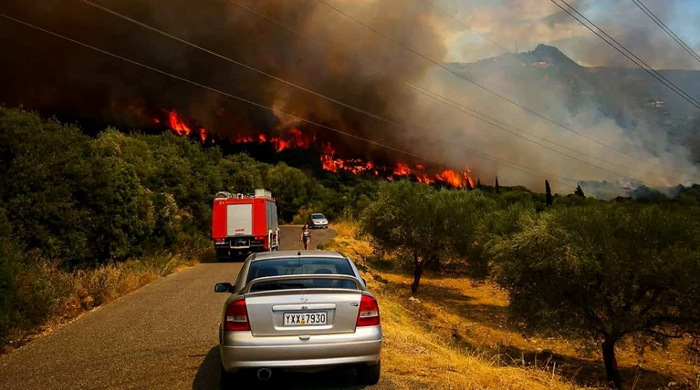 Τριάντα έξι φωτιές σε 24 ώρες - Σε ύφεση στη Φωκίδα