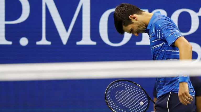 Άδοξο φινάλε του Νόβακ Τζόκοβιτς στο US Open 2019