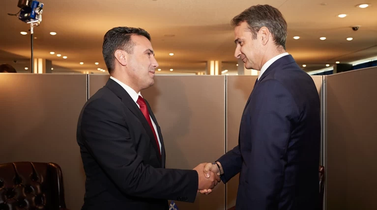 Μητσοτάκης σε Ζάεφ: Δεν υπέγραψα τη Συμφωνία,η Ελλάδα πρέπει να τη σεβαστεί