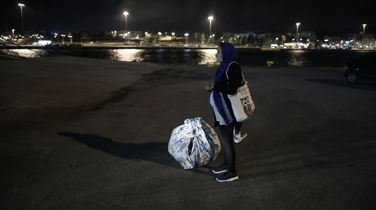 Μυτιλήνη: 200 πρόσφυγες έφτασαν στον Πειραιά