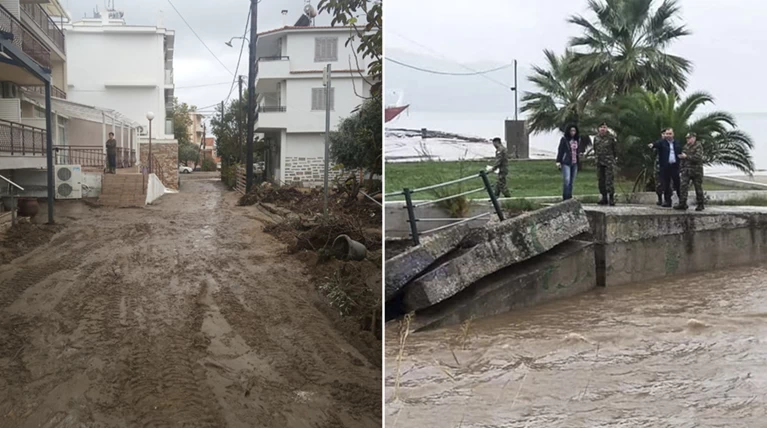 Απίστευτη καταστροφή στη Θάσο - Σε κατάσταση έκτακτης ανάγκης