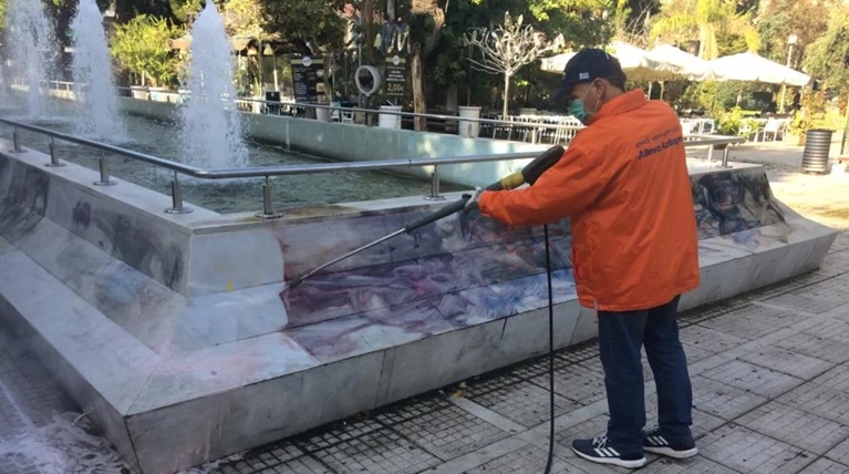 Καθαρό Γουδή χωρίς γκράφιτι και αφίσες από το Δήμο Αθηναίων