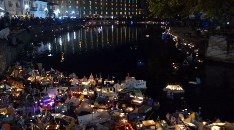Τα καραβάκια των ευχών για το έθιμο της Αγίας Βαρβάρας