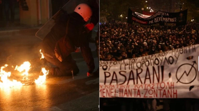 Μολότοφ & τραυματίες στην Πάτρα - Μικροεπεισόδια & συλλήψεις στα Εξάρχεια