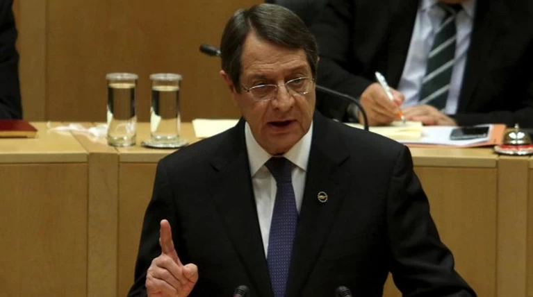 Αναστασιάδης: Η Τουρκία νιώθει ότι έχει το ελεύθερο στην Ανατολική Μεσόγειο