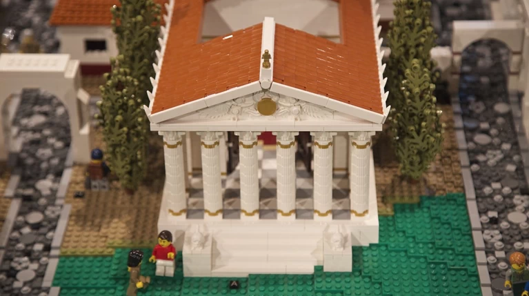 Μια Πομπηία απο lego στο πανεπιστήμιο του Μουσείου Νίκολσον του Σίδνεϊ