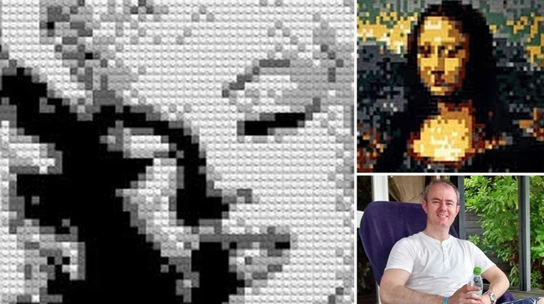 Πρωτότυπο: Πατέρας δημιουργεί έργα τέχνης με Lego!
