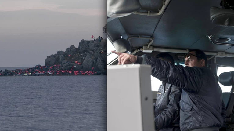Ετσι ψάχνει το λιμενικό τους πρόσφυγες στη Λέσβο - Καρέ καρέ η έρευνα