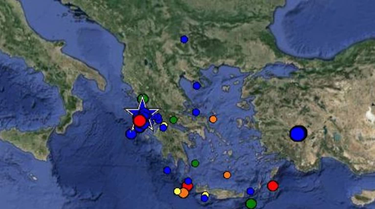 Σεισμική δόνηση 4,8 Ρίχτερ στην Κεφαλονιά