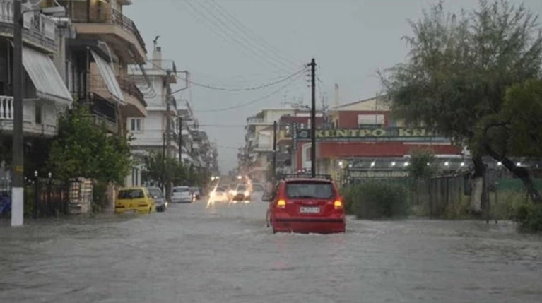 "Βούλιαξε" η Δ.Ελλάδα από την κακοκαιρία - Ζημιές στο Μεσολόγγι