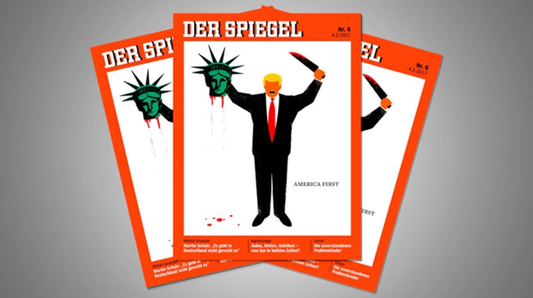 Der Spiegel: Γιατί κάναμε το εξώφυλλο με τον Τραμπ ως «τζιχαντιστή»