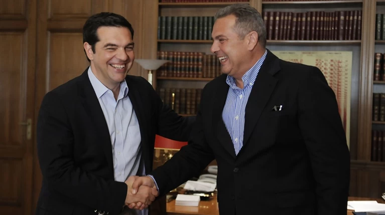 "Πάνος" Τσίπρας και "Αλέξης" Καμμένος: Η βουλιμία για την εξουσία ενώνει