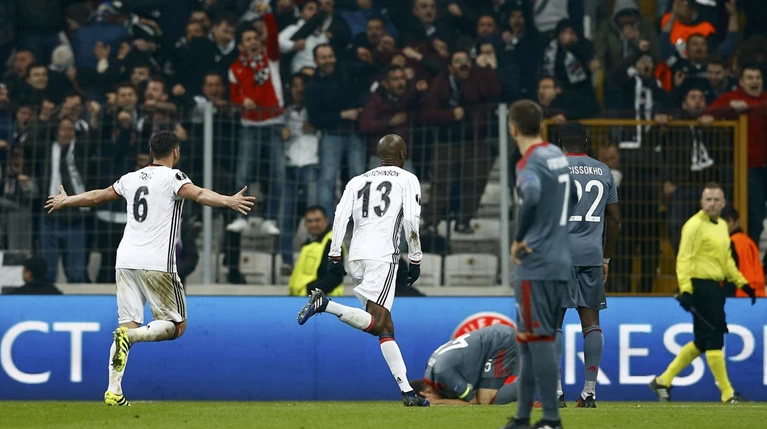 Ευρώπη τέλος για τον Ολυμπιακό - Ηττα 4-1 απ' τη Μπεσίκτας