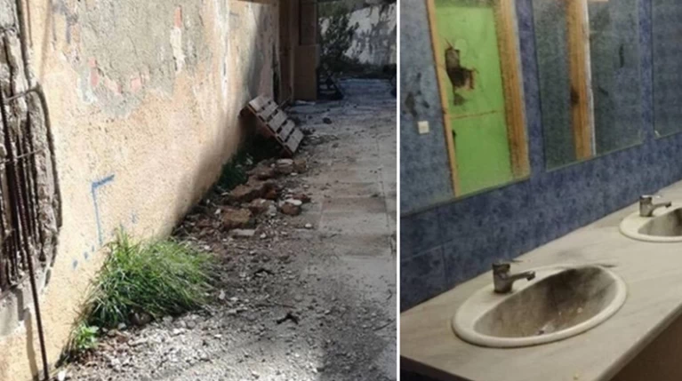 Σχολικό συγκρότημα ντροπή - Και όμως εδώ κάνουν μάθημα (Φωτό)