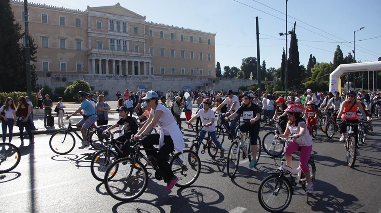 Στην τελική ευθεία ο 24ος Ποδηλατικός Γύρος της Αθήνας