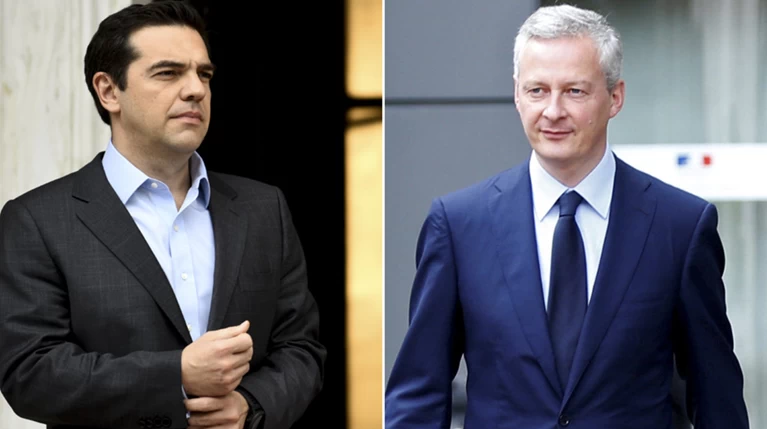 Στην Αθήνα ο γάλλος ΥΠΟΙΚ, συνάντηση με Τσίπρα στο Μαξίμου