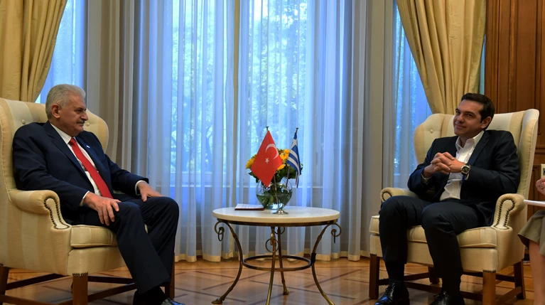 Στην Αθήνα ο τούρκος πρωθυπουργός Γιλντιρίμ, συνάντηση με Τσίπρα