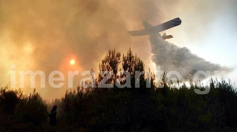 Στη Ζάκυνθο εσπευσμένα κλιμάκιο αντιμετώπισης εμπρησμών