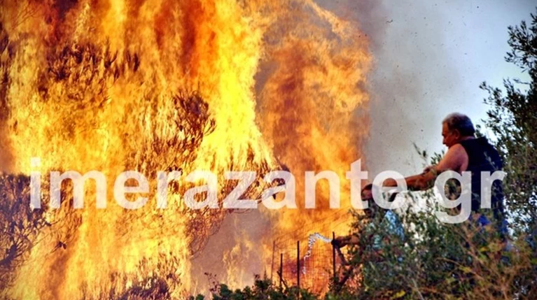 Ζάκυνθος: Εντοπίστηκαν εμπρηστές - Μεγάλη επιχείρηση σύλληψής τους