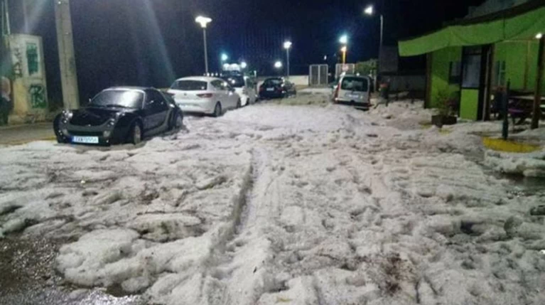 Ο Δαίδαλος σαρώνει την Ελλάδα: Χαλάζι & καταιγίδες