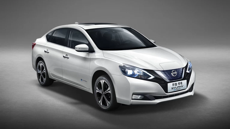 Το ηλεκτρικό σεντάν Nissan Sylphy στην Εκθεση Αυτοκινήτου της Κίνας
