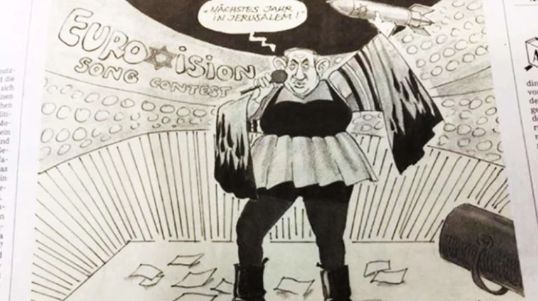Αντιδράσεις για γελοιογραφία της SZ με πρωταγωνιστή τον Νετανιάχου