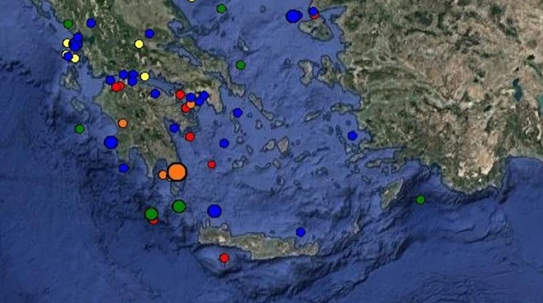 Σεισμός 4,6 Ρίχτερ στη Νεάπολη Λακωνίας-αισθητός στην Αττική