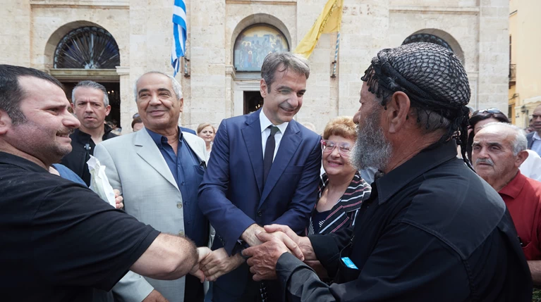 Με πολλές παρουσίες το μνημόσυνο του Κωνσταντίνου Μητσοτάκη στα Χανιά
