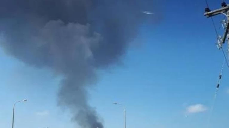 Πυρκαγιά σε καταυλισμό εργατών γης στη Μανωλάδα (φωτό)