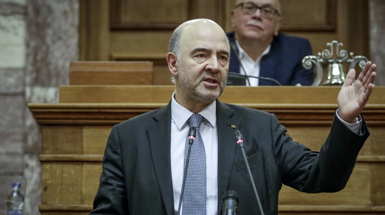 Την ερχόμενη Τρίτη στην ελληνική Βουλή ο Πιερ Μοσκοβισί
