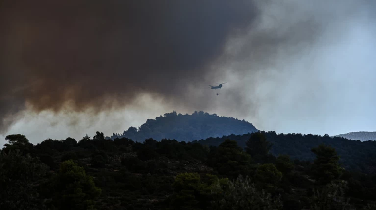 Φωτιά στην Εύβοια: Σύσκεψη του Συμβουλίου Διαχείρισης Κρίσεων