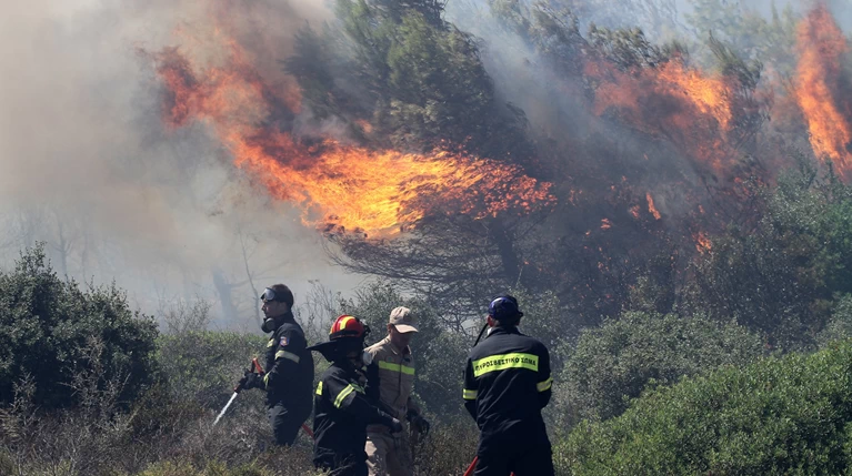 Πύργος: Υπό μερικό έλεγχο φωτιά στο Λαμπέτι Ηλείας
