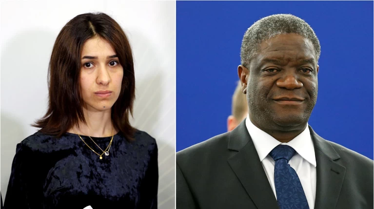 Στους Ντένις Μουκουέγκε και Νάντια Μουράντ το Νόμπελ Ειρήνης