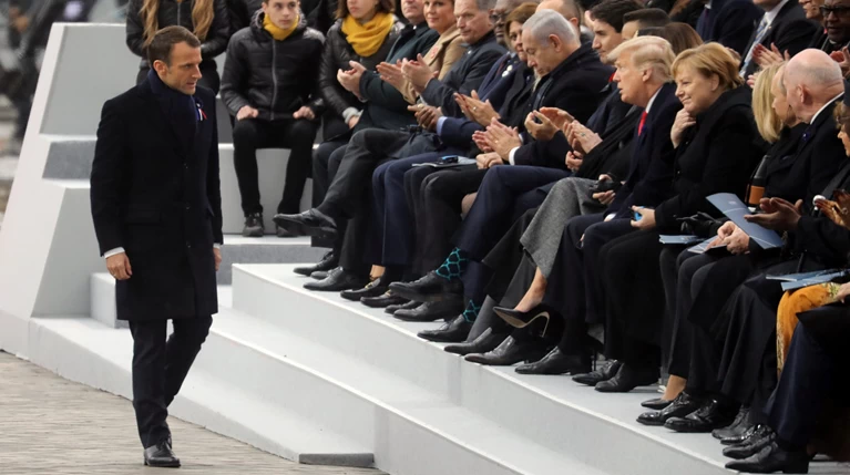 Μήνυμα Μακρόν σε Τραμπ & Πούτιν για τον κίνδυνο του εθνικισμού