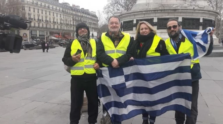 Στο Παρίσι, στη διαδήλωση των «κίτρινων γιλέκων» ο Παναγιώτης Λαφαζάνης