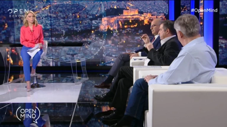 Παπαδημούλης, Δένδιας και Καμίνης στο Open Mind