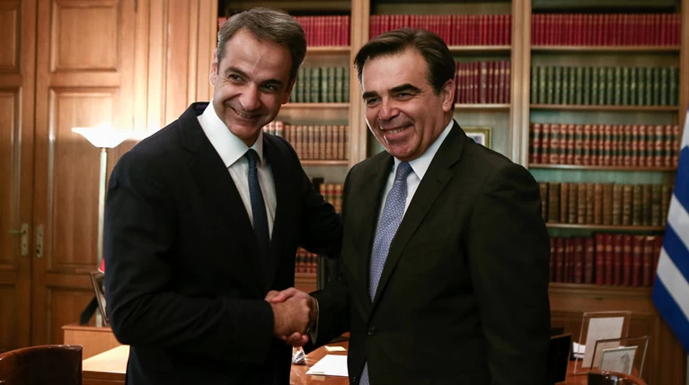 Συνάντηση Κ.Μητσοτάκη-Μ.Σχοινά:«Αφιέρωσα 30 χρόνια από τη ζωή μου»