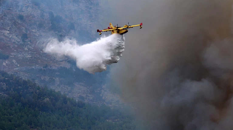 Υπό έλεγχο η φωτιά στην Κοίνυρα Θάσου