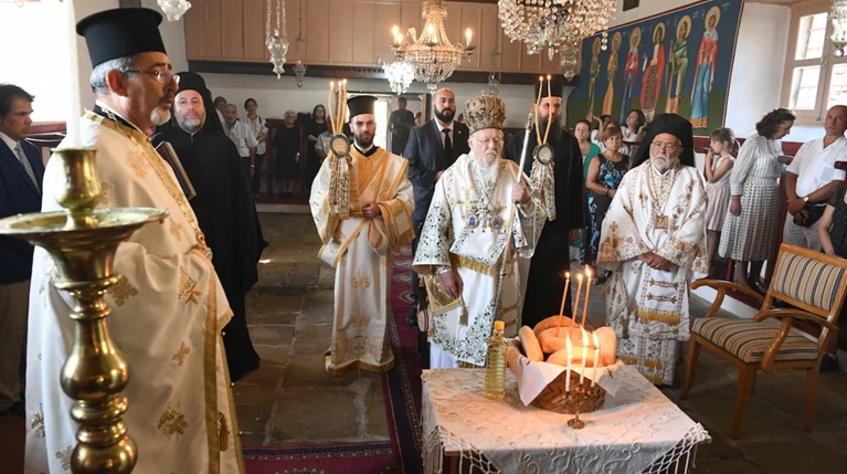 Ίμβρος: Λαμπρή η τελετή για την Κοίμηση της Θεοτόκου