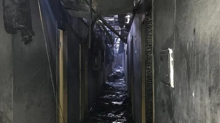 Οδησσός: Οχτώ νεκροί σε πυρκαγιά που ξέσπασε μέσα σε ξενοδοχείο