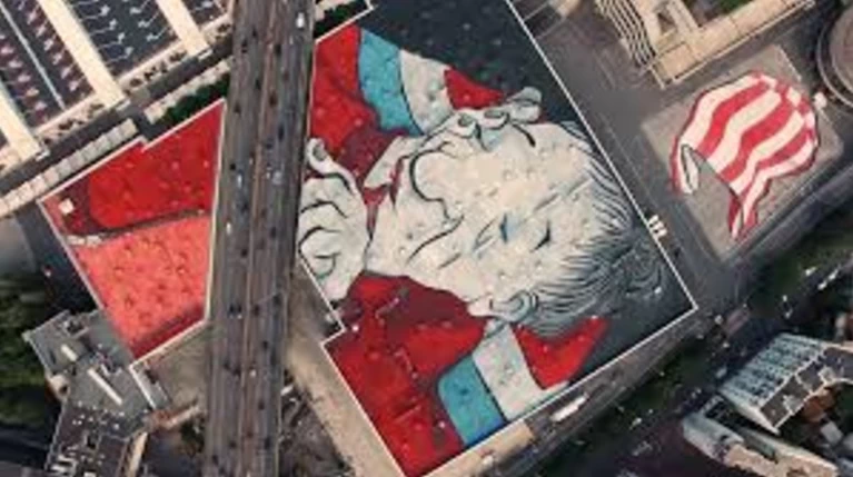 Tο μεγαλύτερο street art έργο στον κόσμο μιλάει για τον καιρό