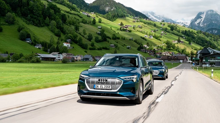 Το Audi e-tron καταρρίπτει μύθους: Δέκα χώρες non-stop σε 24 ώρες